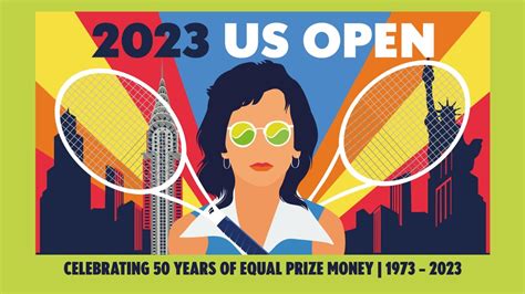 2023 us open tennis poster